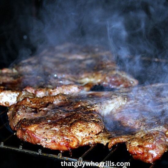 Homestead Blog Hop Feature - Smoked Pork Steaks Recipe 