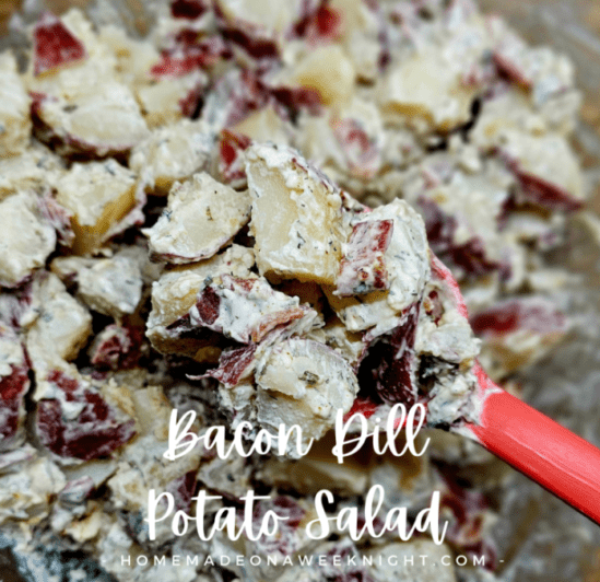 Homestead Blog Hop Feature - Bacon Dill Potato Salad
