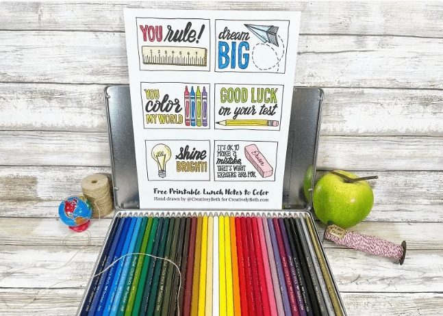 Homestead Blog Hop Feature - Free Printable Lunch Notes