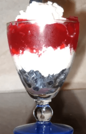 Homestead Blog hop Feature - Red White and Blue Parfait 