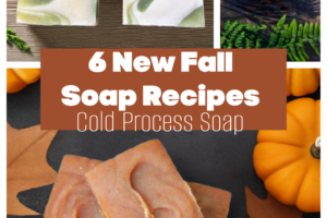 6 New Fall Soap Recipes for You to Try - Cranberry Pumpkin, Mocha Vanilla and more cold process soap recipes from Simple Life Mom