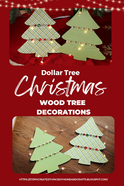 Homestead Blog Hop Feature - easy-dollar-tree-christmas-wooden-tree