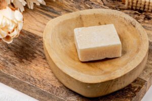Dog Shampoo Bar Recipe with Cedarwood essential oil from Simple Life Mom - natural, organic pet shampoo DIY