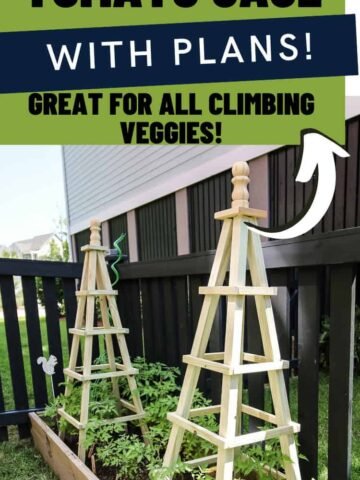 Homestead Blog Hop Feature - How to Build a DIY Wooden Tomato Cage