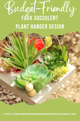 Homestead Blog Hop Feature - DIY Budget Friendly Succulent Plant Hanger Design