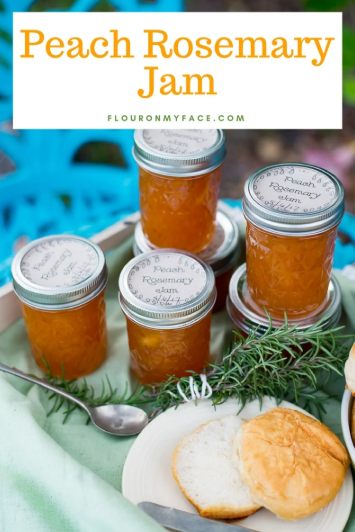 Homestead Blog Hop Feature - Peach Rosemary Jam