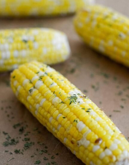 Homestead Blog Hop Feature - Air Fryer Corn on the Cob