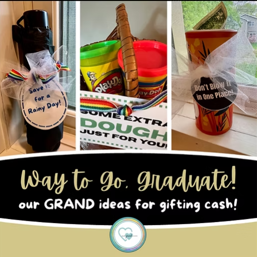 Homestead Blog Hop Feature - Way to Go Graduate Ideas for Gifting Cash