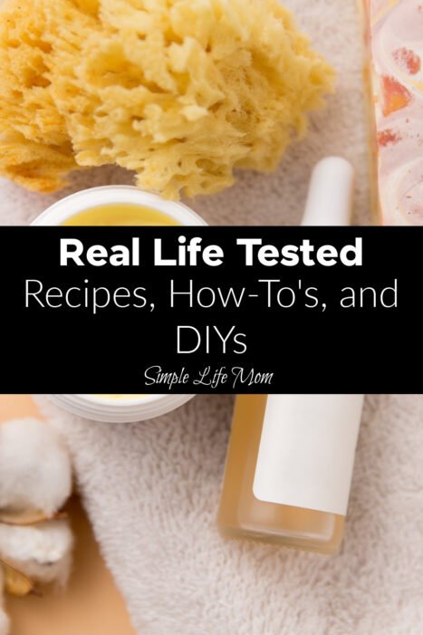 Real Life Tested Recipes, How-To's, and DIYs that are healthy and organic from Simple Life Mom