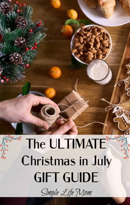 The Ultimate Christmas in July Gift Guide from Simple Life Mom with handmade gifts, herbal gifts, soap recipes, lip balm