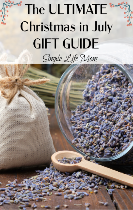 The Ultimate Christmas in July Gift Guide from Simple Life Mom with handmade gifts, herbal gifts, soap recipes, lip balm