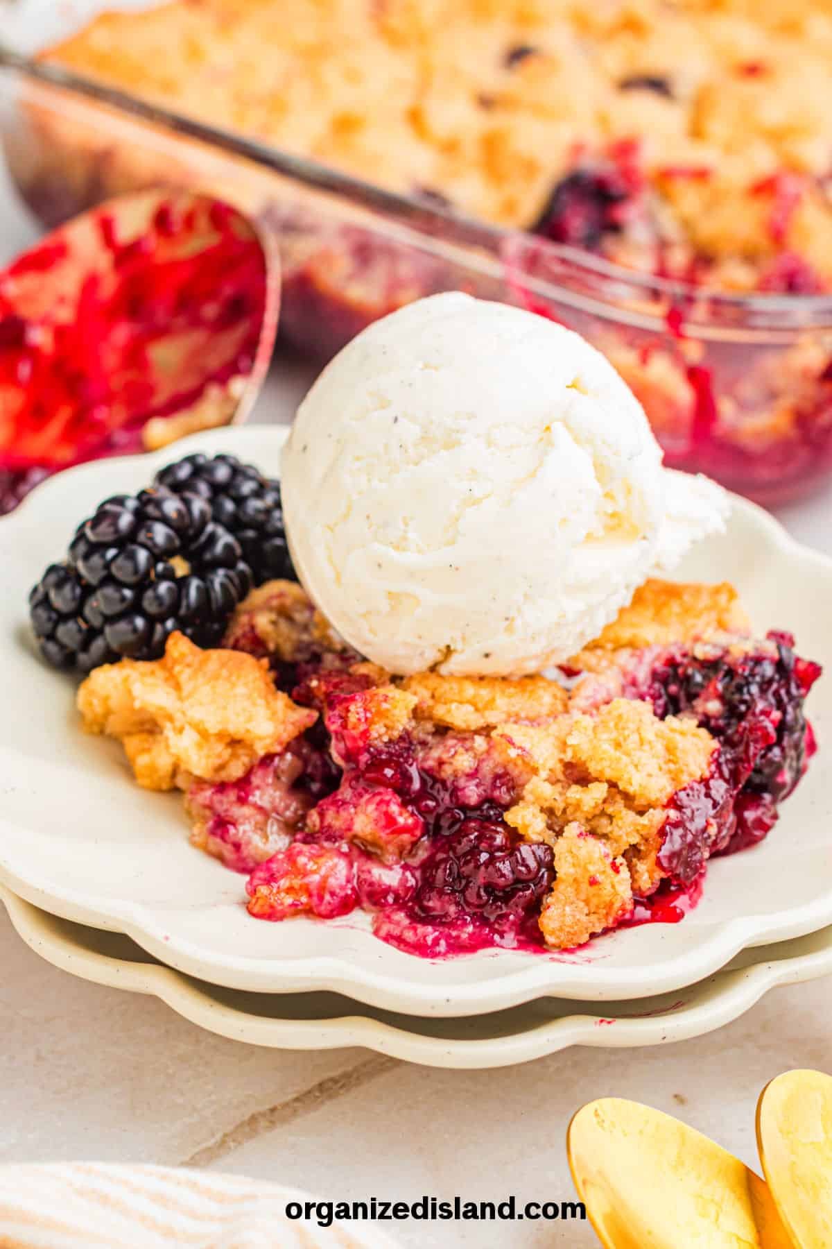 Homestead Blog Hop Feature - Easy Blackberry Cobbler Recipes